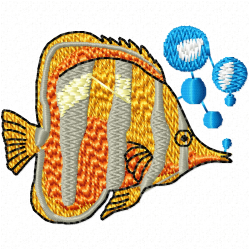 Fishes Embroidery Design 11 Fishes Embroidery Design 11